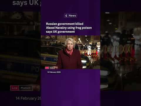 Russian government killed Alexei Navalny using frog poison says UK government