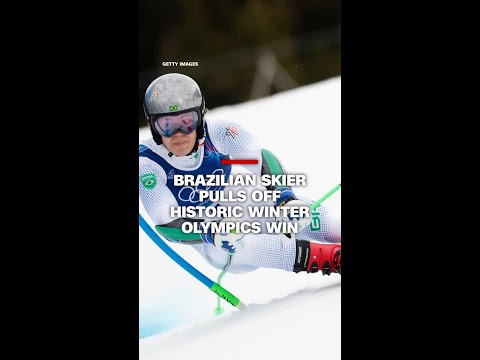 Brazilian skier pulls off historic Winter Olympics win