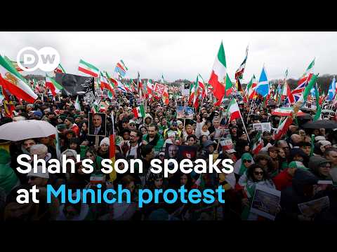 Huge rallies for regime change ahead of US-Iran talks | DW News