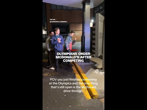Olympians order McDonald’s after competing