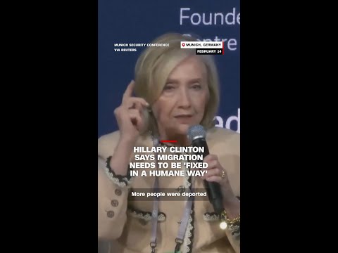 Hillary Clinton says migration needs to be “fixed in a humane way”
