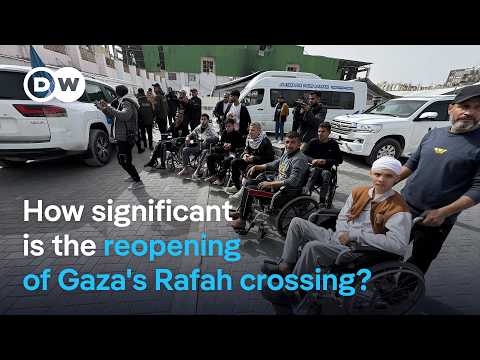 First Gazans begin crossing to Egypt for medical treatment after partial Rafah reopening | DW News