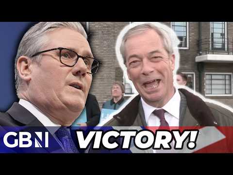 ‘VICTORY for freedom and democracy!’ | Nigel Farage REJOICES as Starmer U-turns on local elections