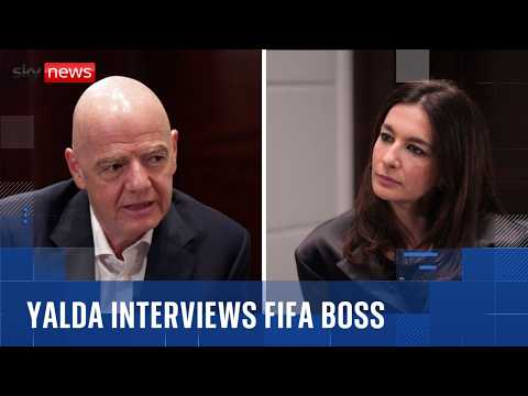 Trump ‘deserves’ that peace prize, FIFA president tells Sky News