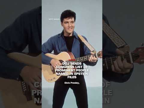 DOJ sends Congress list of prominent people named in Epstein files