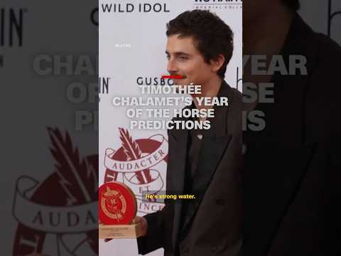 Year of the Horse predictions for Timothée Chalamet
