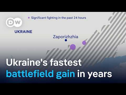 Reports: Ukraine retakes 200 square kilometers of Russian-occupied territory | DW News