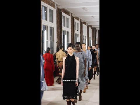 Designer calling out ICE on the runway