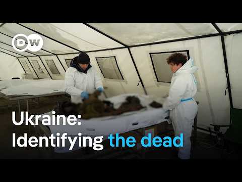 Ukrainians work to ID some 3,000 exchanged bodies | DW News