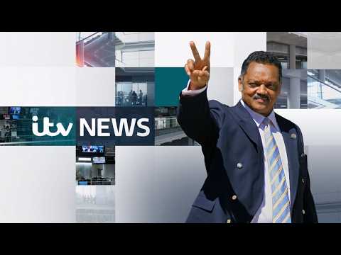 Watch ITV Evening News – as US civil rights leader Jesse Jackson has died aged 84