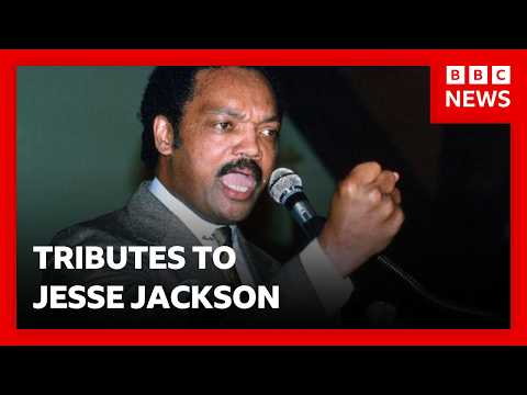 Global tributes to civil rights “giant” Jesse Jackson | BBC News