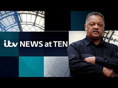 Watch ITV News at Ten LIVE – as Obama honours the late Reverend Jesse Jackson