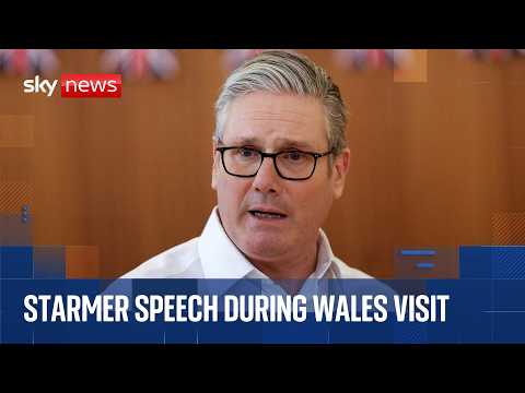Prime Minister Sir Keir Starmer delivers remarks in South Wales
