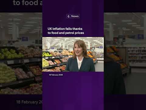 UK inflation falls thanks to food and petrol prices