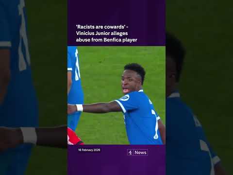 ‘Racists are cowards’ – Vinicius Junior alleges abuse from Benfica player