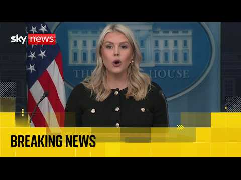 White House press secretary Karoline Leavitt holds news briefing | Watch live