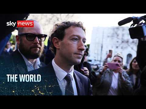 Mark Zuckerberg questioned in landmark social media lawsuit | The World with Dominic Waghorn
