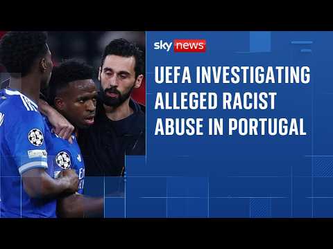 UEFA investigating alleged racist abuse directed at Real Madrid’s Vinicius Junior