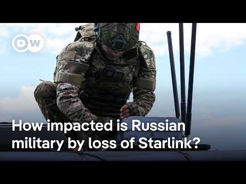 Russia admits Starlink terminals haven’t been in use for two weeks | DW News