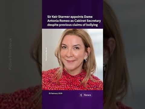 PM appoints Dame Antonia Romeo as Cabinet Secretary despite previous claims of bullying
