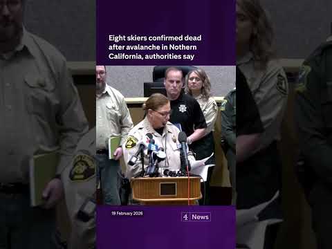 8 skiers confirmed dead after avalanche in Nothern California, authorities say