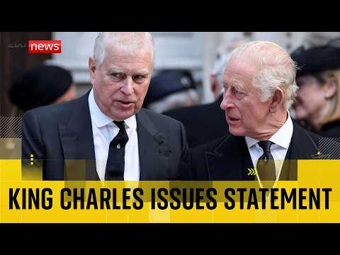 King shares ‘deep concern’ and says ‘law must take its course’ after Andrew arrest