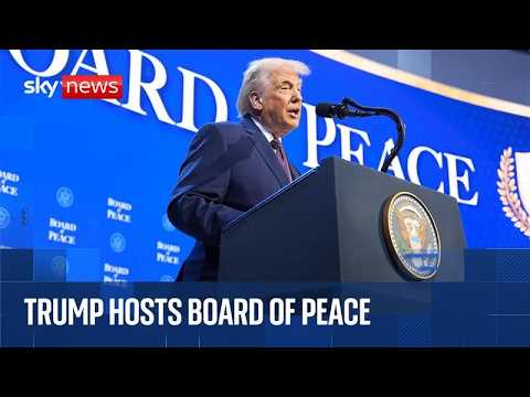 President Trump hosts first Board of Peace meeting