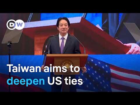 Taiwan’s president touts stronger economic ties with US | DW News