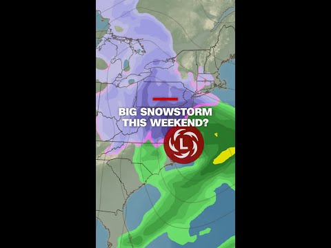 Big snowstorm could hit the East Coast this weekend