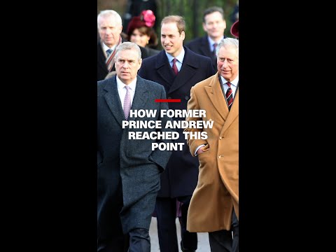 How former Prince Andrew reached this point