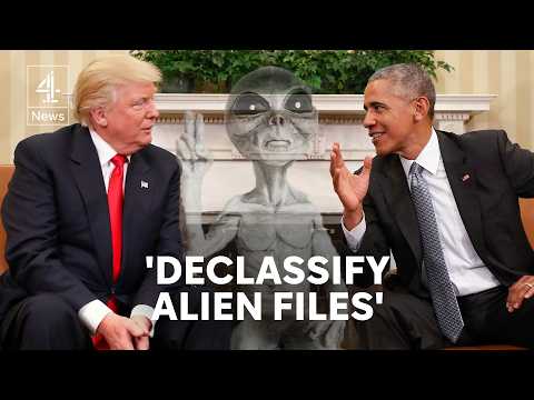 Trump orders release of government files on aliens and UFOs