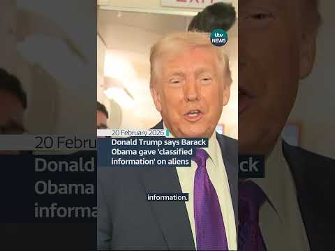 Donald Trump says Barack Obama gave ‘classified information’ on aliens