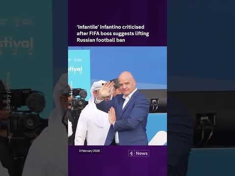 FIFA boss suggests lifting Russian ban