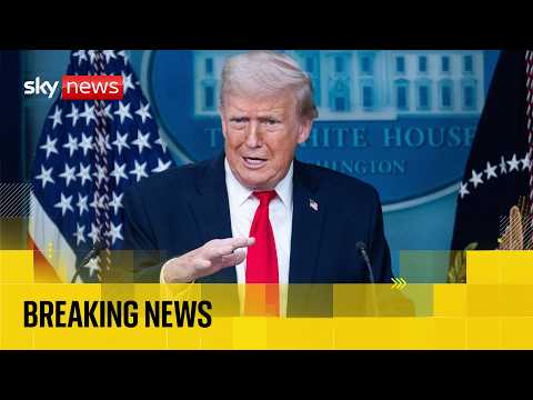 Trump holds news conference on Supreme Court tariff ruling