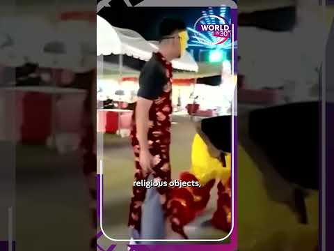Thai Police dress as lion dancers to catch alleged thief