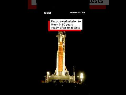 Artemis II ‘ready’ for trip around the Moon, says Nasa. #ArtemisII #Moon #Space #BBCNews