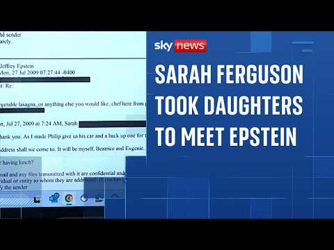 Sarah Ferguson took daughters to visit Epstein days after prison release