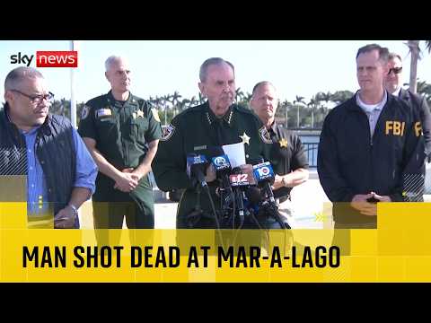 Man shot dead at Trump’s Florida estate after ‘raising shotgun to shooting position’