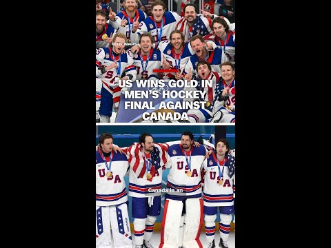 US wins gold in men’s hockey final against Canada