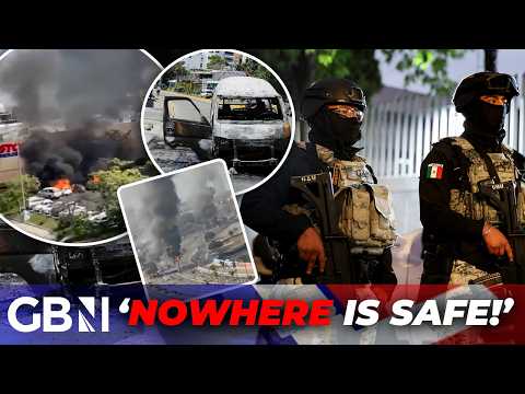 Mexico: Cartel CHAOS breaks out after drug boss ‘El Mencho’ killed – tourists warned to stay indoors