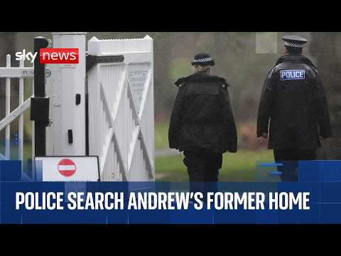Police searches at Andrew Mountbatten-Windsor’s former home continue