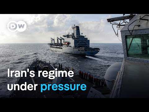 Iran’s regime caught between new protests and US military buildup | DW News