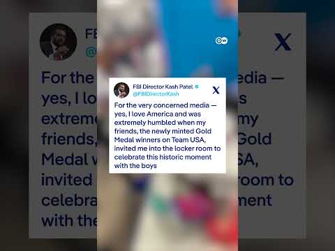 FBI head Kash Patel’s hockey celebrations spark backlash | DW News