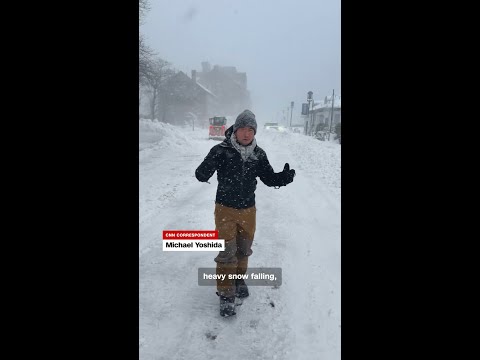Bomb cyclone blasts Boston with snow
