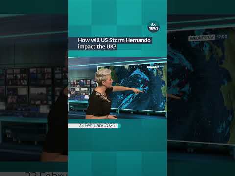 How will US Storm Hernando impact the UK?