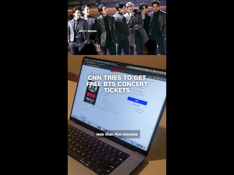 CNN tries to get free BTS concert tickets