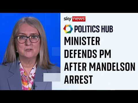 Baroness Smith defends PM after Lord Mandelson arrest