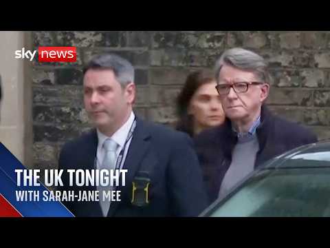 Peter Mandelson in police custody after arrest | The UK Tonight with Sarah-Jane Mee