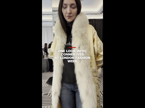 One Look With: Conner Ives at London Fashion Week