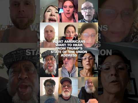 What Americans want to hear from Trump’s State of the Union address